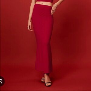 Adalyn red knit skirt (skirt only) by Reformation